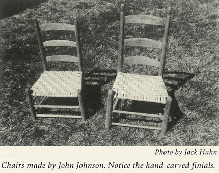Chairs designed by John