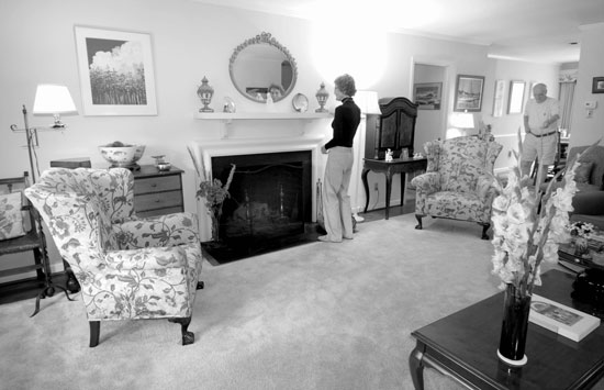 Photo of interior of a McRae apartment.