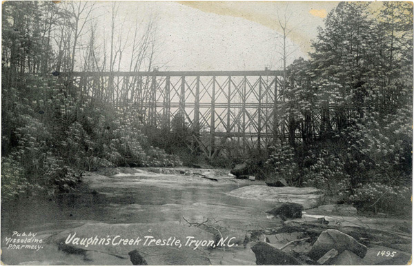 Trestle over creek.