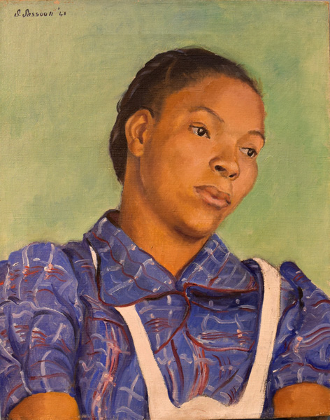 Painting by Stella Sassoon of cook