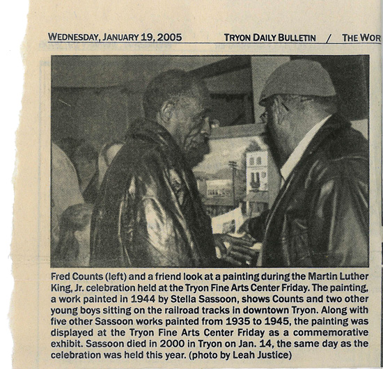 Fred Counts and friend
