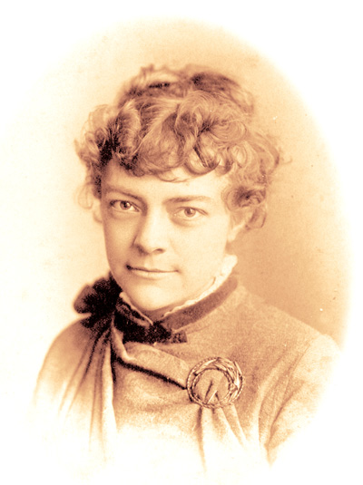 Sepia photo of Margaret Morley